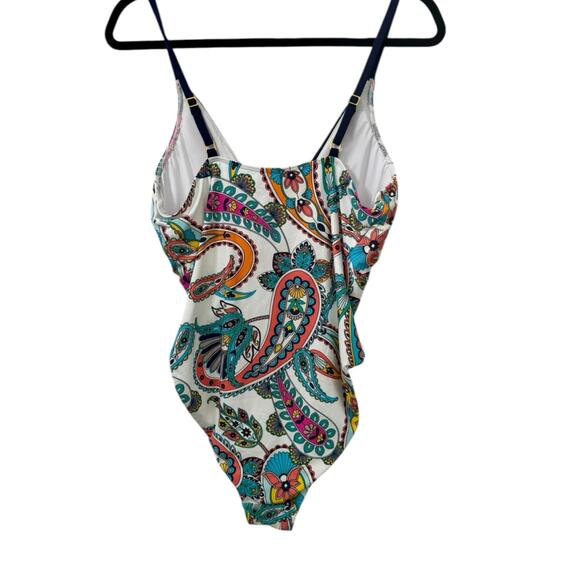 *SOLD* NWT! La Blanca One Piece Pave the Way Paisley Swimsuit - Size 14 - Picture 6 of 9